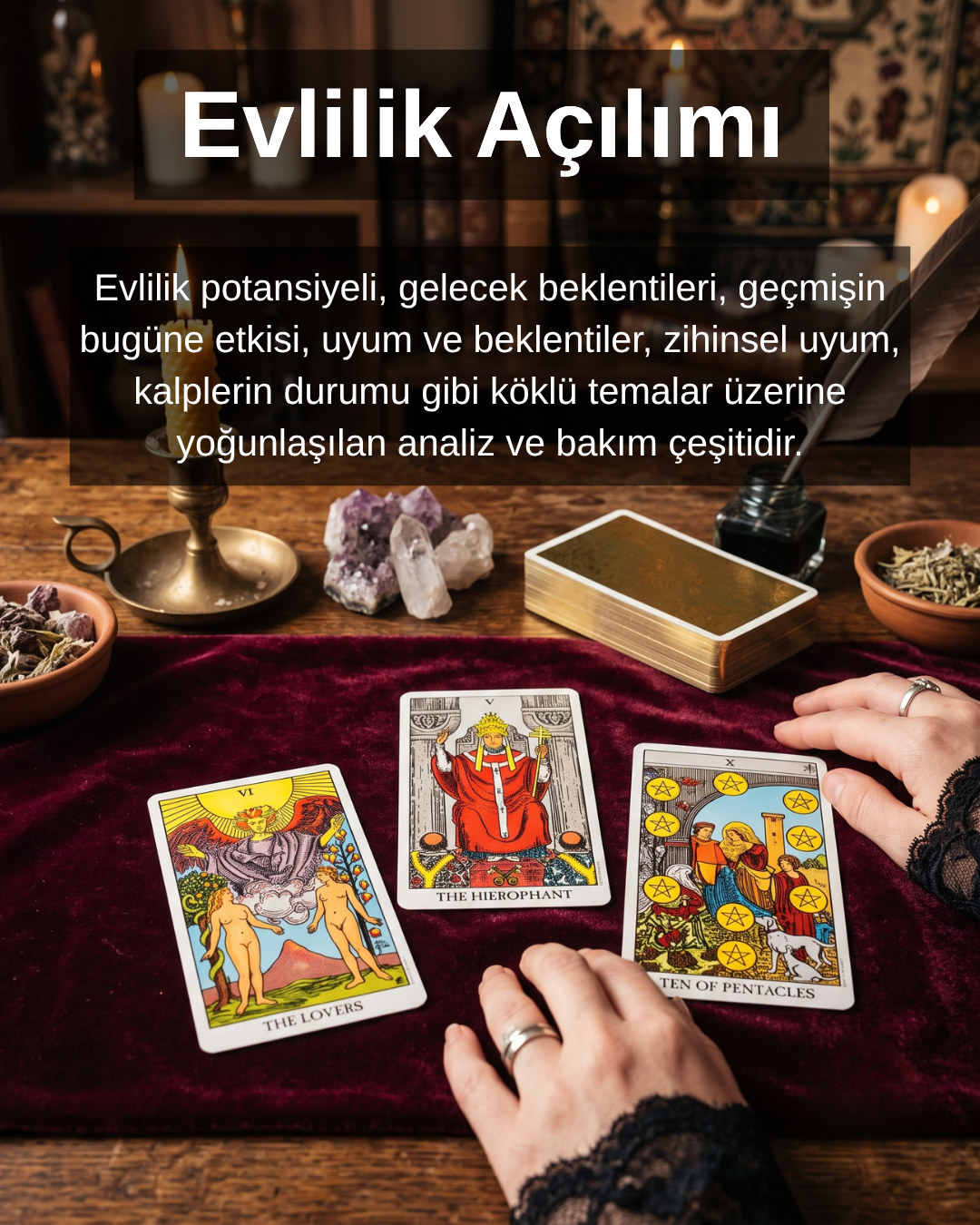 Evlilik falı açılımı